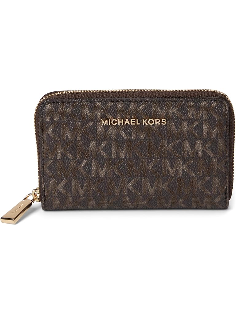 小物 MICHAEL CORS MICHAEL Michael Kors Jet Set Small Zip Around Card Case